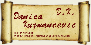 Danica Kuzmančević vizit kartica